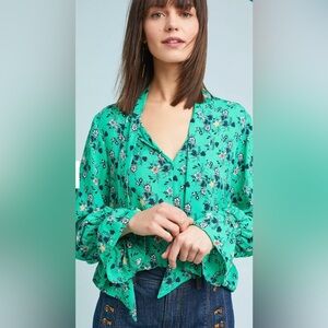 Anthropologie JUST Female Rosine boho blouse sz M